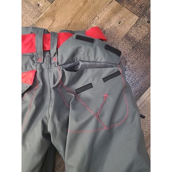 Boulder Gear Ski Pants~Youth~Gray Red Size Small Vacation Weekender - Picture 10 of 10